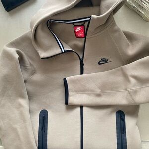 Nike Women’s Tan Performance Jacket with Black Accents